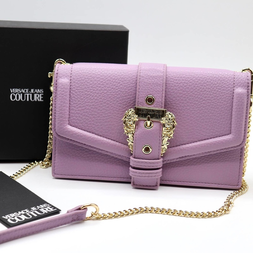 NWT Versace Jeans Couture Clutch/Crossbody Bag Purple